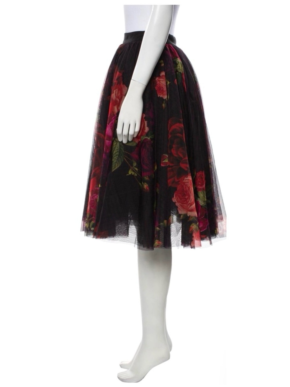 Ted Baker London Floral Tulle Midi Ondra Juxtapose Rose size 1 - Picture 3 of 11